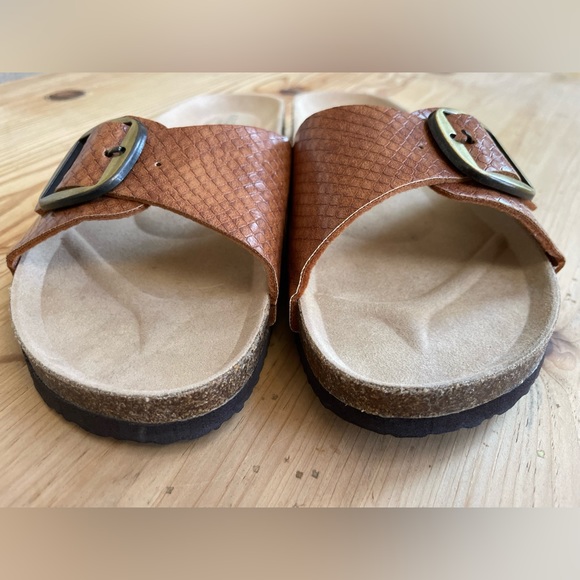 NWOT Arizona Jeans Co. Snake Skin Slides Size 9 - Picture 7 of 8